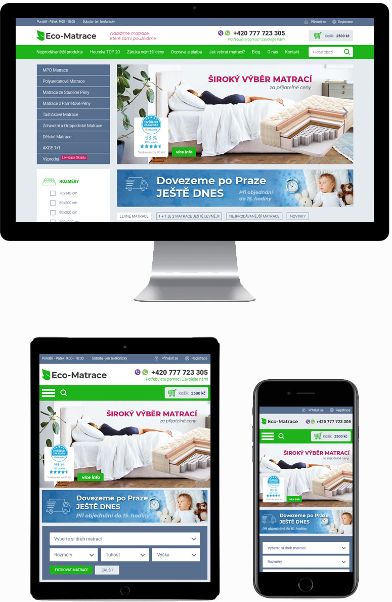 Online-Geschäft Eco-matrace